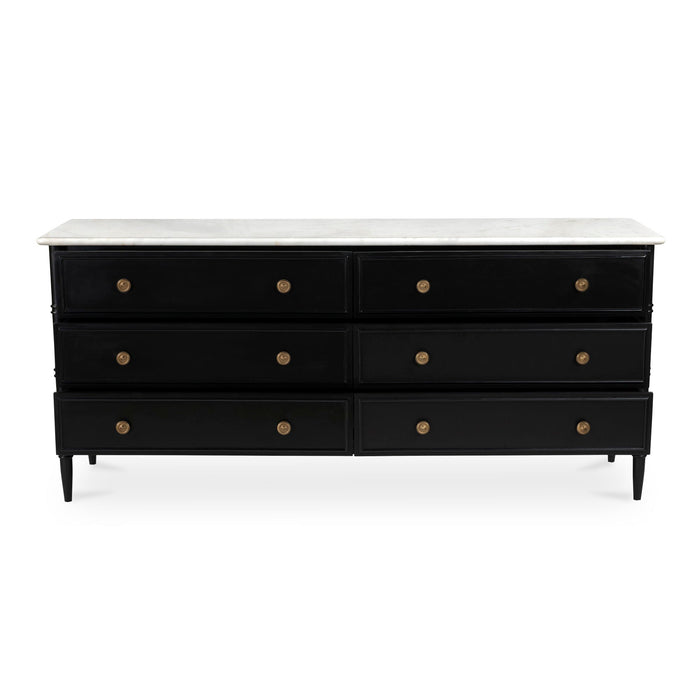 Eleanor - 6 Drawer Dresser - Black