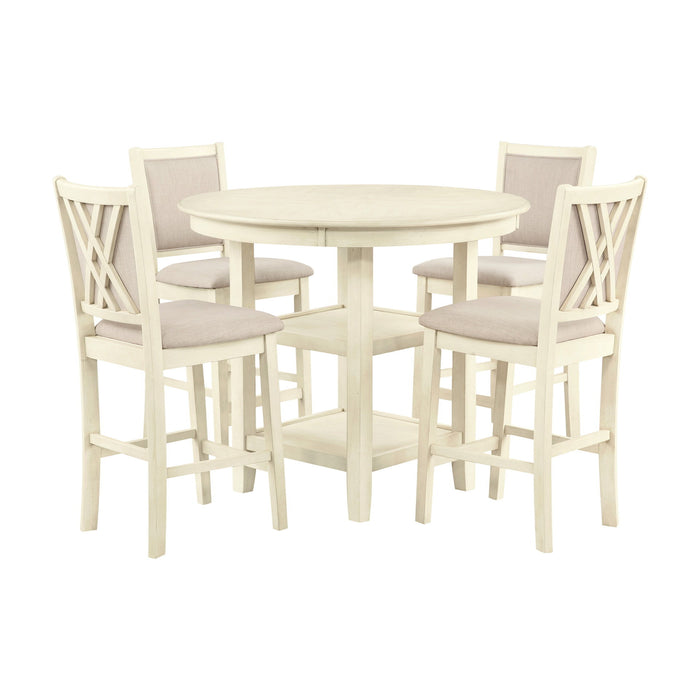 Amy - 5 Piece Counter Dining Set