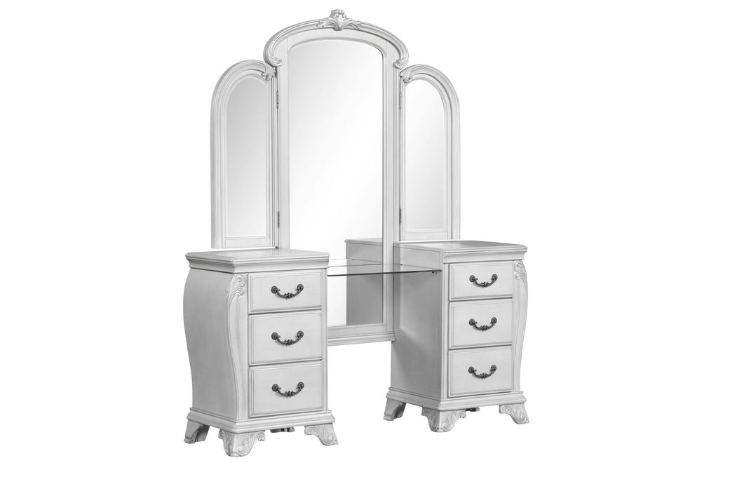 Cambria Hills - Vanity Mirror - Mist Gray