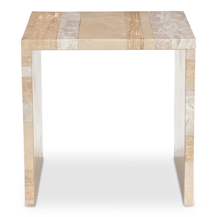 Rosa - Accent Table - Multicolor Marble