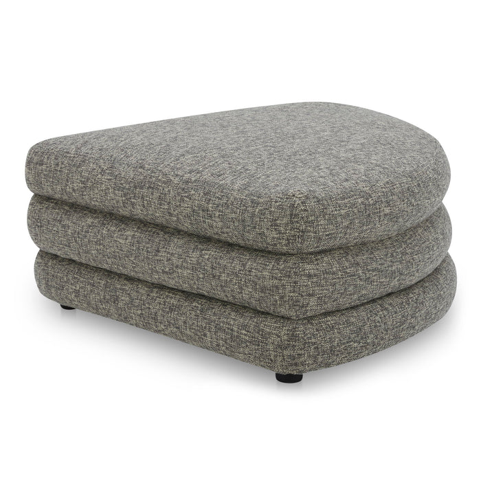 Lowtide - Curved Ottoman - Surie Shadow