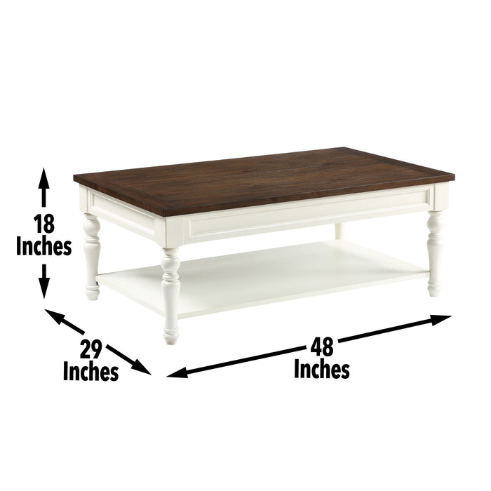 Joanna - Coffee Table - White