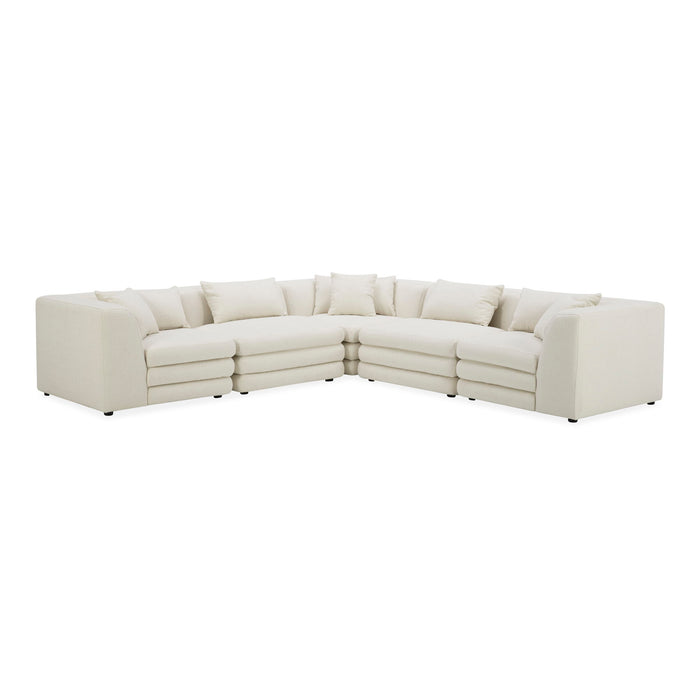 Lowtide - Classic L Modular Sectional - Warm White