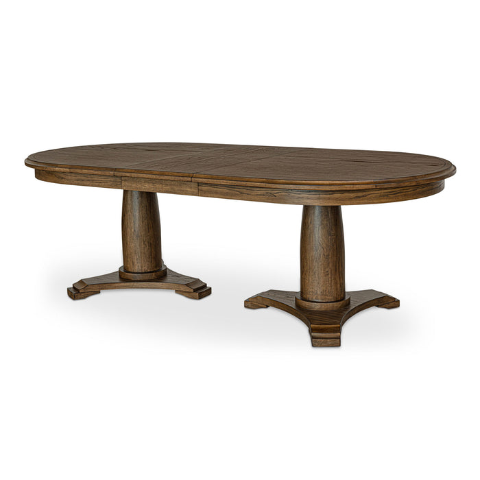 Jamie - Extension Dining Table - Vintage Brown