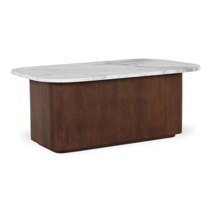 Dash - Coffee Table - White Calcatta Marble