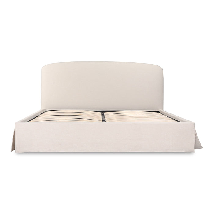 Joan - Queen Storage Bed - Cream