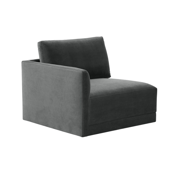 Willow - Corner Chair - Charcoal