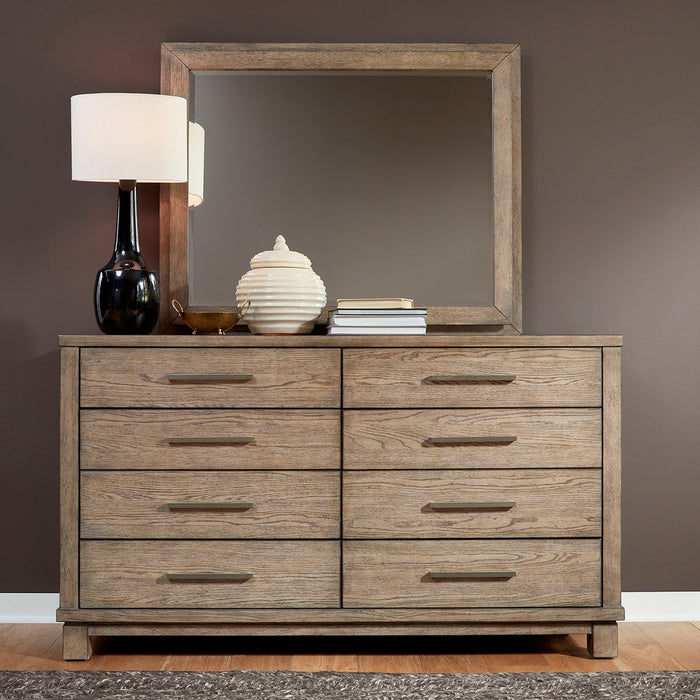 Canyon Road - Dresser & Mirror - Light Brown