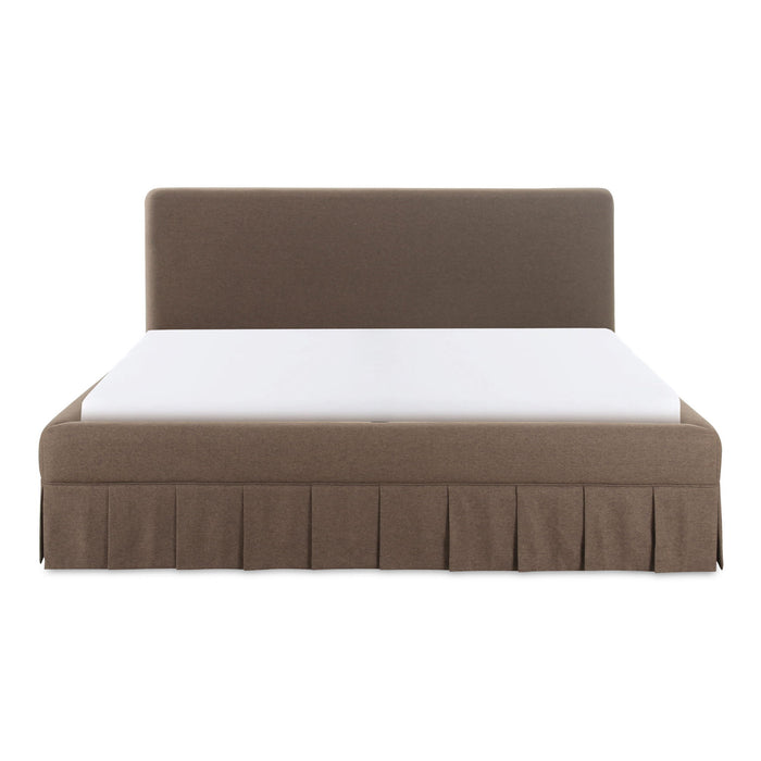 Maren - Queen Bed - Dark Brown