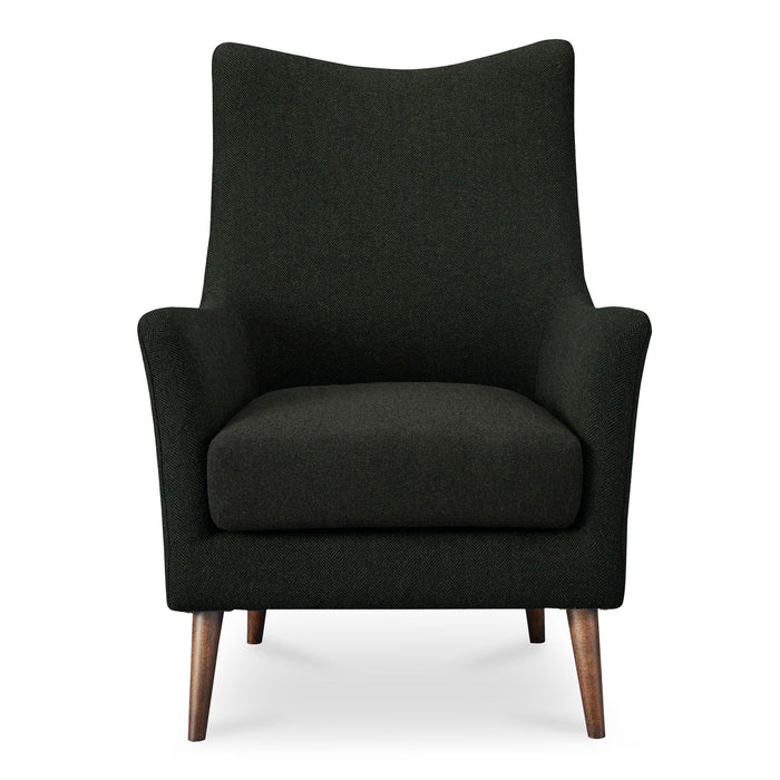 Fisher - Armchair - Olive Wool Blend