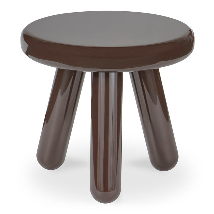 Joy - Accent Table - Dark Brown