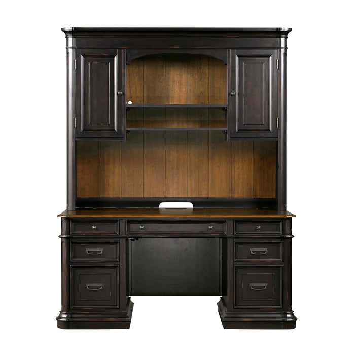 Roanoke - Credenza & Hutch Set