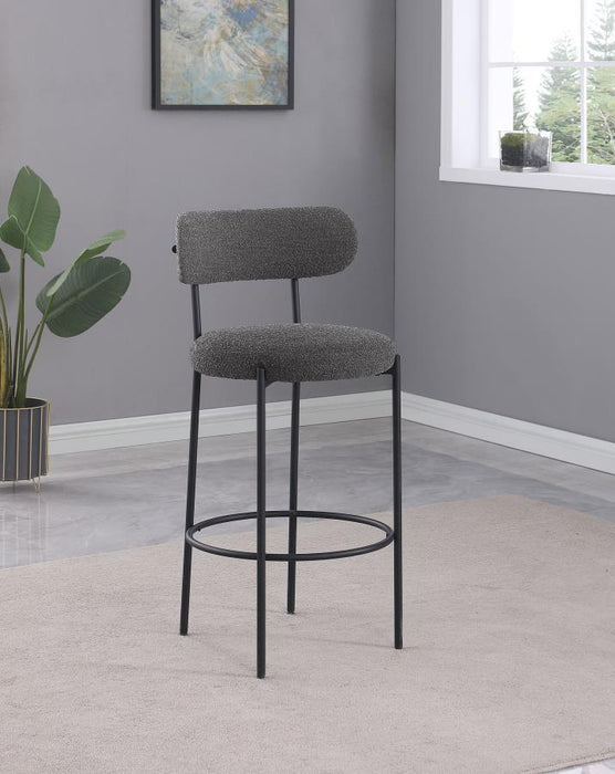 Viola - Boucle Upholstered Bar Stool (Set of 2)