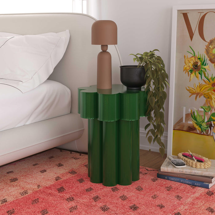 Petal - Side Table - Glossy Green