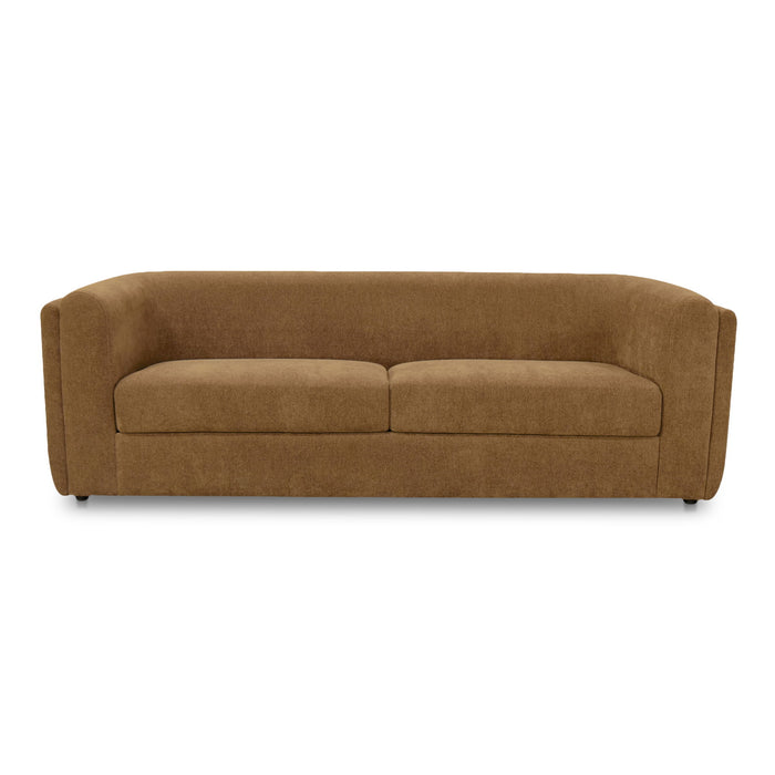 Alora - Fabric Sofa - Ochre Brown