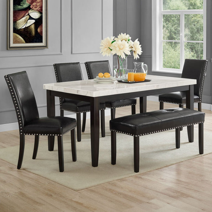 Heather - 6 Piece Dining Set - Black