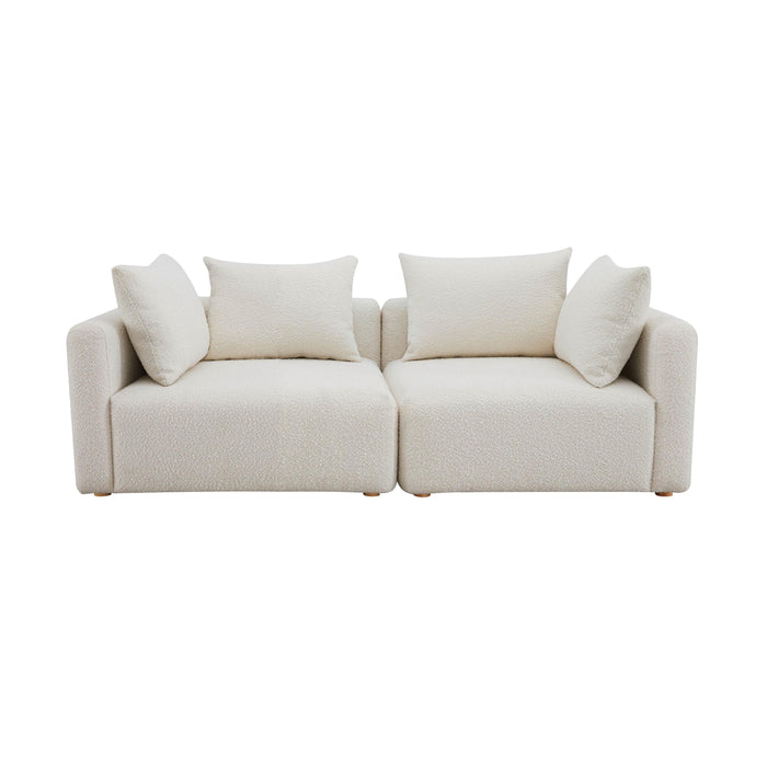 Hangover - Boucle Loveseat - Cream