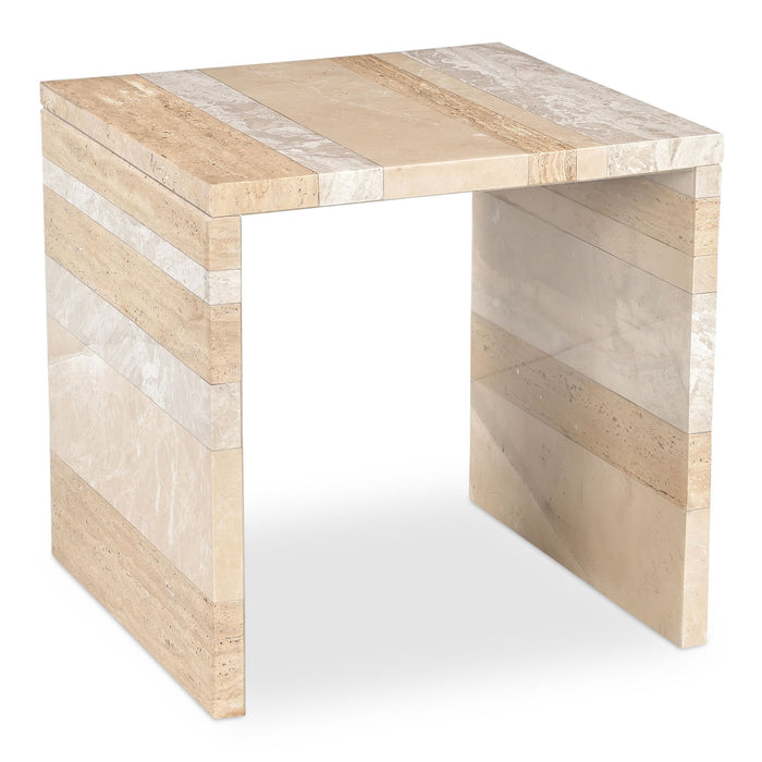 Rosa - Accent Table - Multicolor Marble