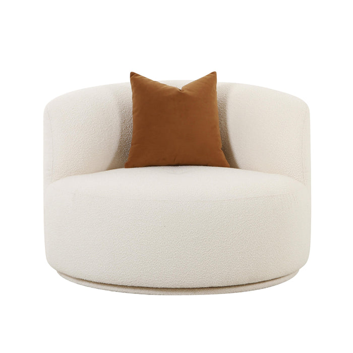 Fickle - Swivel Chair - Cream