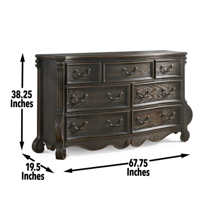 Rhapsody - Dresser And Mirror - Dark Brown