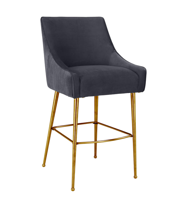 Beatrix - Pleated Velvet Stool