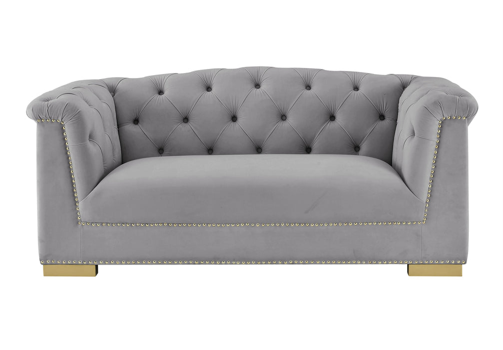 Farah - Velvet Loveseat