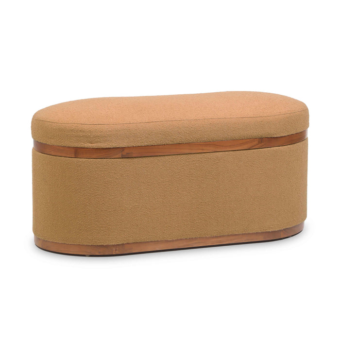 Olivier - Boucle Oval Storage Ottoman