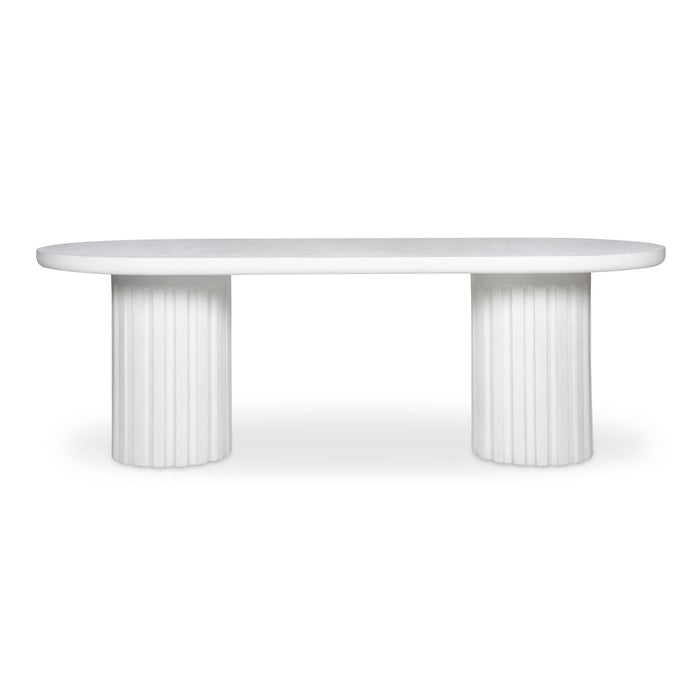 Eris - Outdoor Dining Table - White