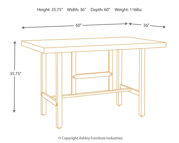 Ashley Express - Kavara RECT Dining Room Counter Table