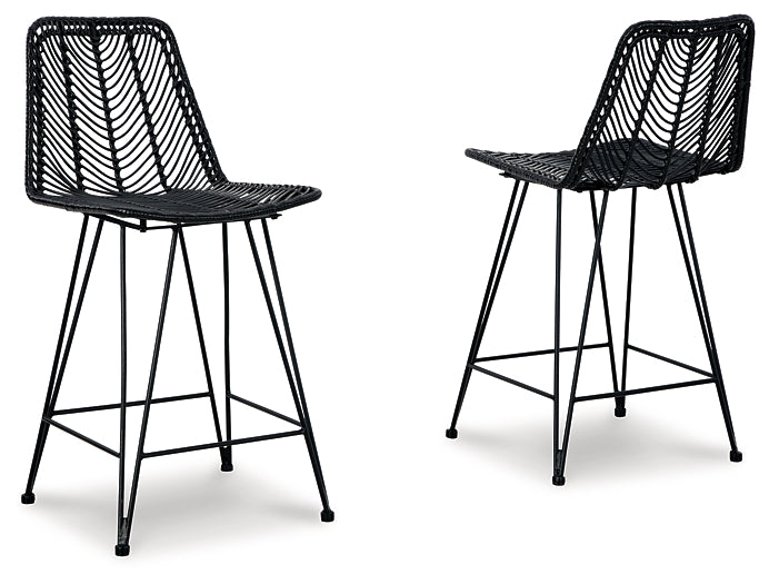 Ashley Express - Angentree Upholstered Barstool (2/CN)