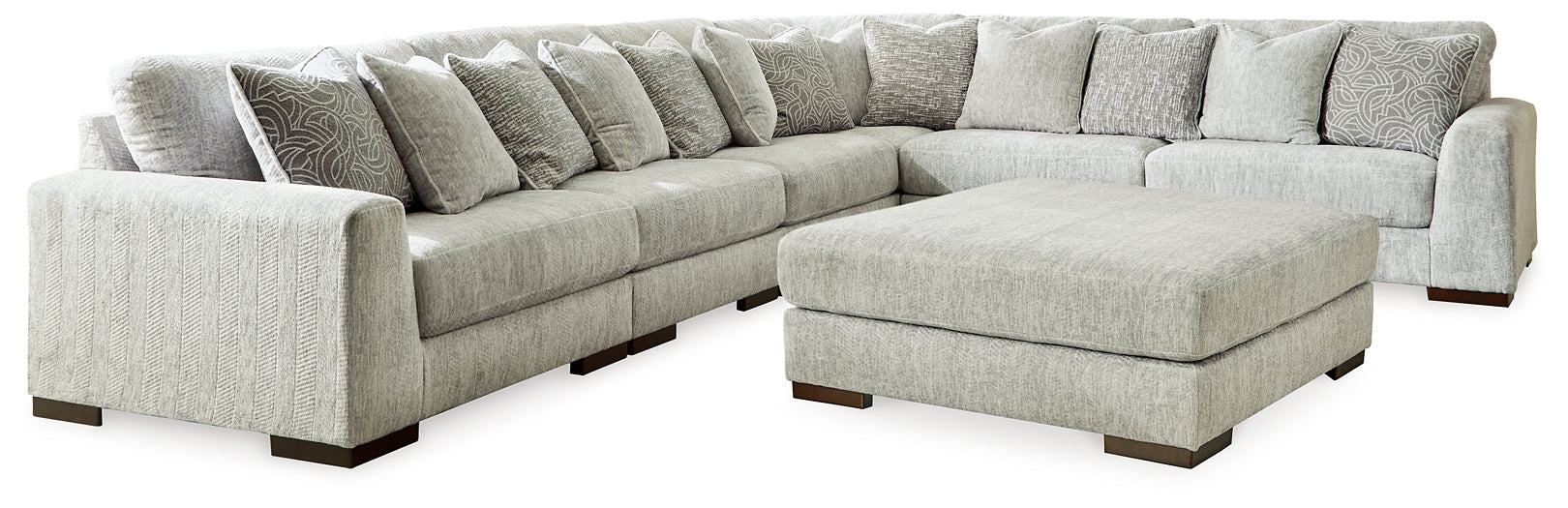 Regent Park 6-Piece Sectional with Ottoman