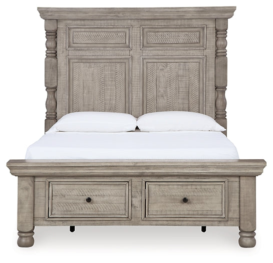 Harrastone Queen Panel Bed