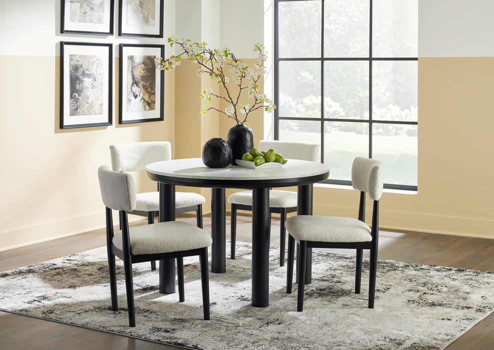 Ashley Express - Xandrum Dining Table and 4 Chairs