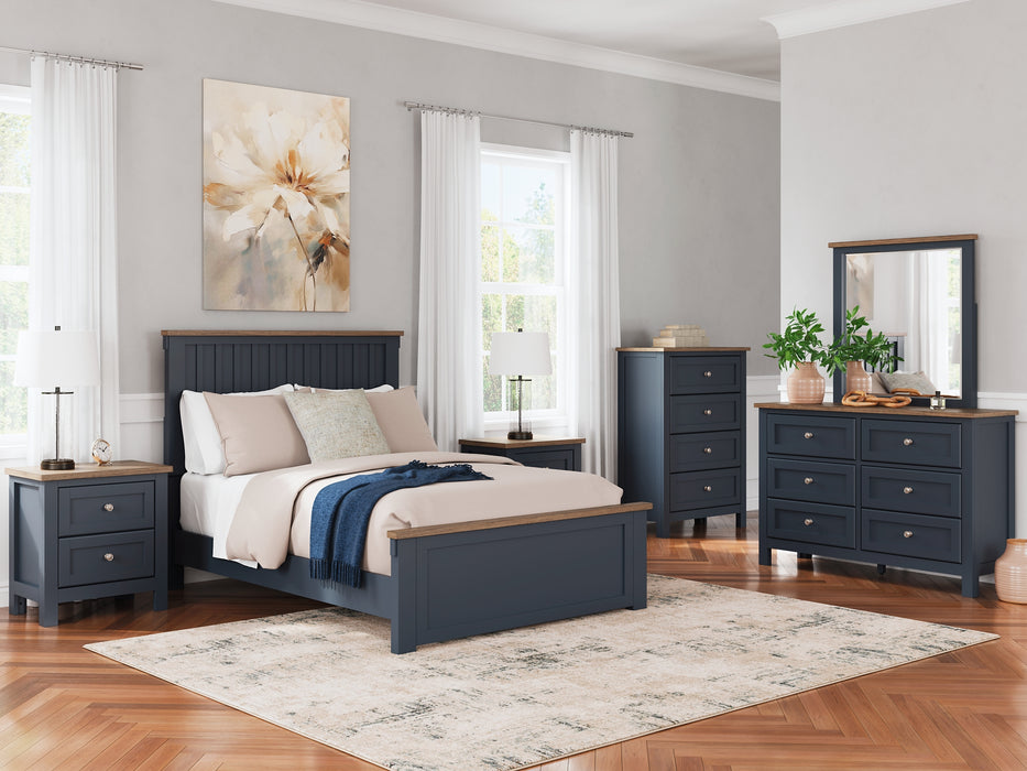 Ashley Express - Landocken Full Panel Bed with 2 Nightstands