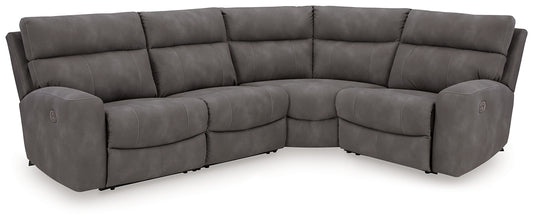 Next-Gen DuraPella 4-Piece Power Reclining Sectional