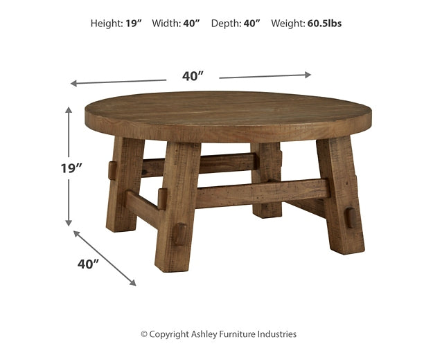 Ashley Express - Mackifeld Coffee Table with 2 End Tables