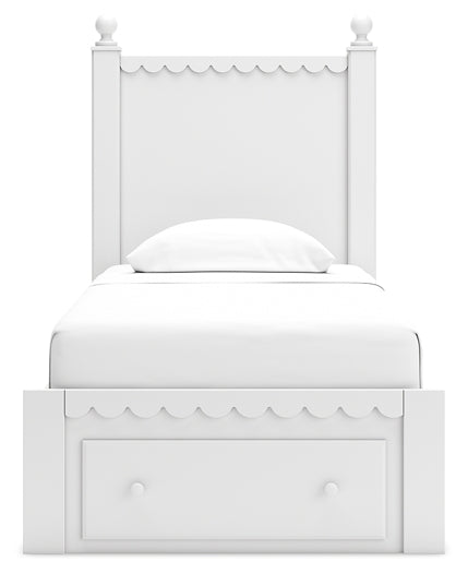 Mollviney Twin Panel Storage Bed with Dresser