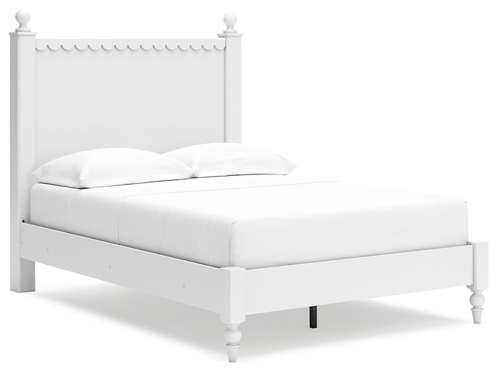 Mollviney Full Panel Bed with Dresser