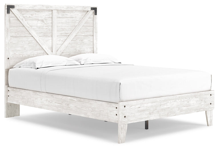 Ashley Express - Shawburn Full Platform Bed with Dresser and Chest