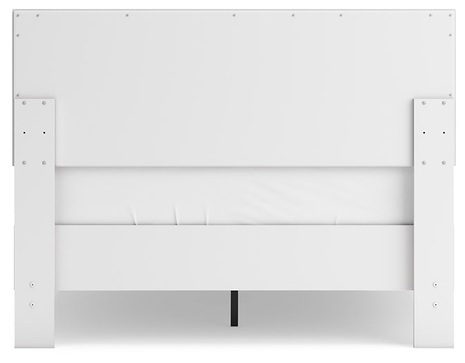 Ashley Express - Hallityn Full Panel Platform Bed with Dresser and Nightstand