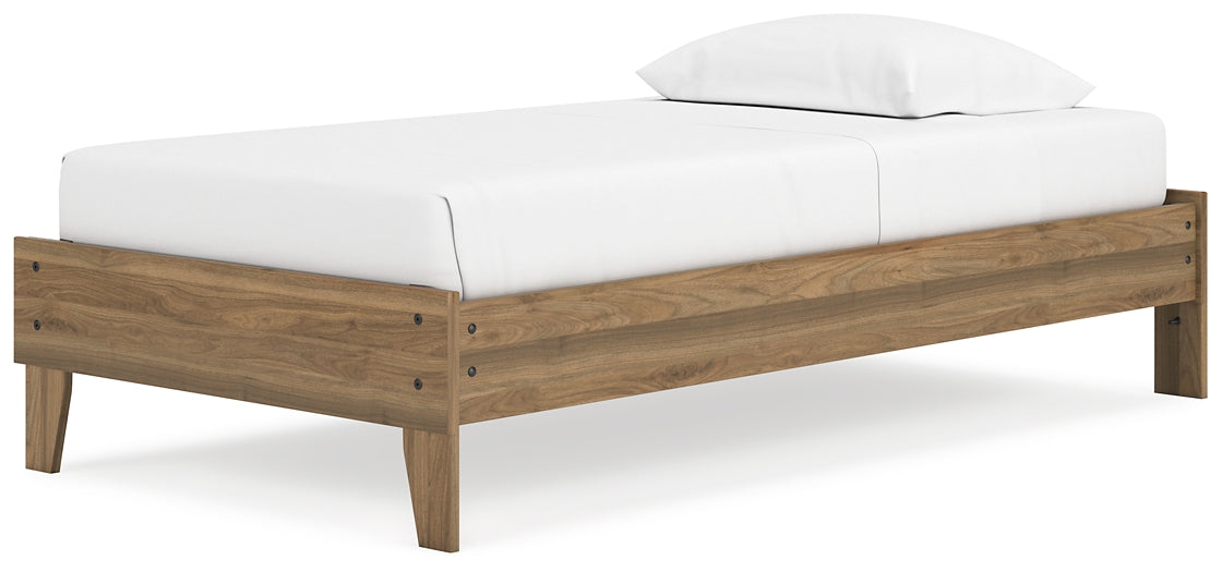 Ashley Express - Deanlow Twin Platform Bed with Dresser, Chest and 2 Nightstands