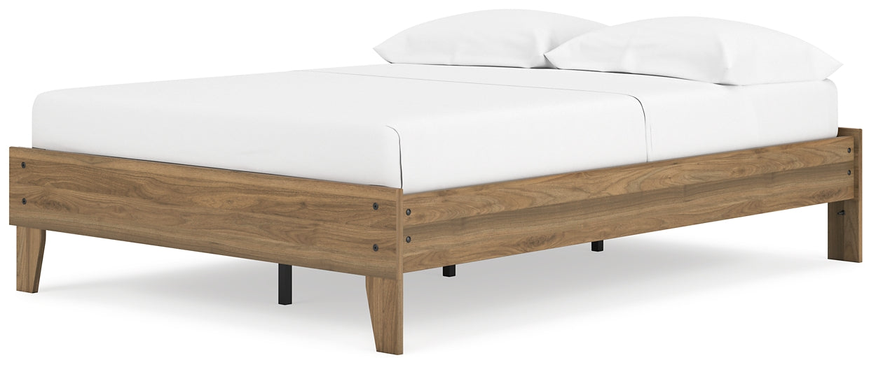 Ashley Express - Deanlow Full Platform Bed with Dresser, Chest and Nightstand