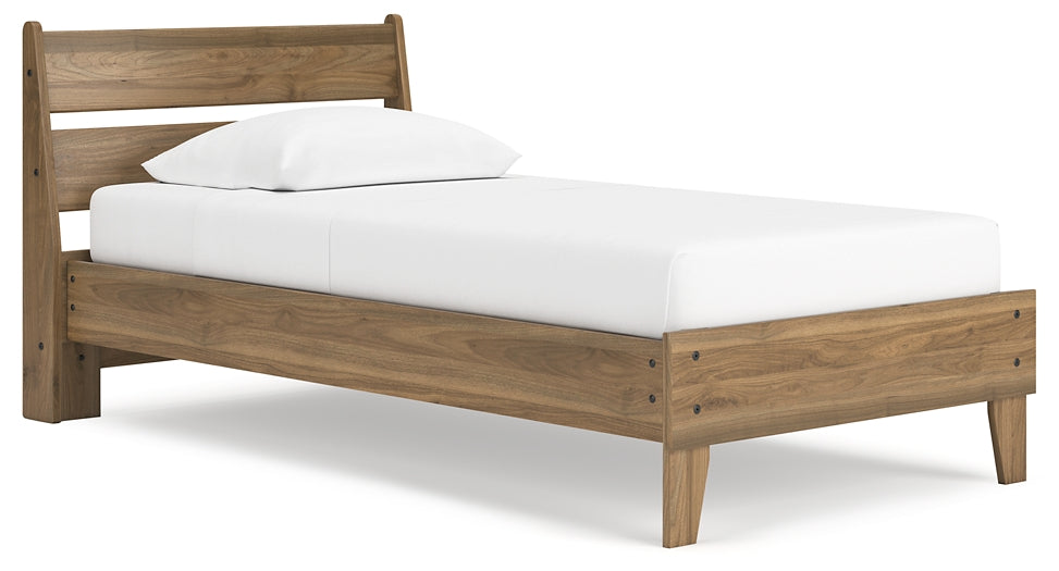 Ashley Express - Deanlow Twin Platform Panel Bed with Dresser