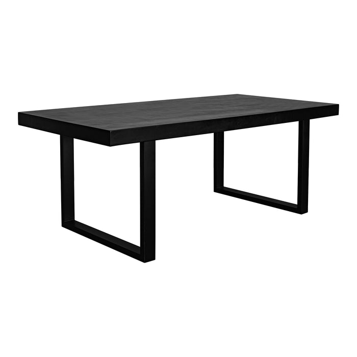 Jedrik - Outdoor Dining Table Large - Black - Concrete