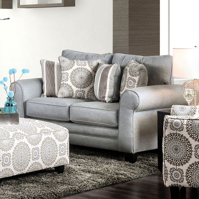 Misty - Loveseat - Blue Gray