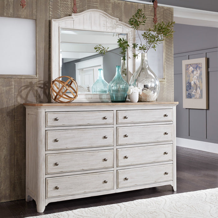 Farmhouse Reimagined - Poster Bed, Dresser & Mirror