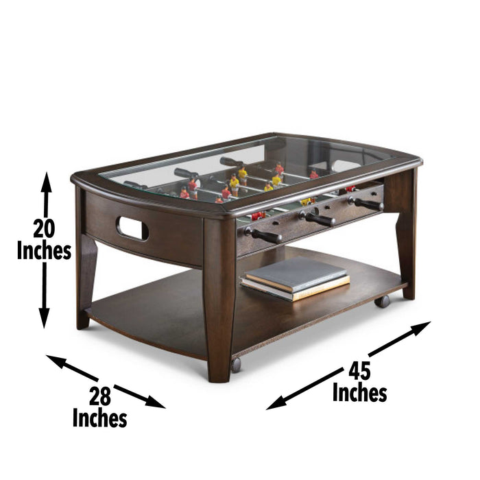 Diletta - Foosball Cocktail Table - Brown