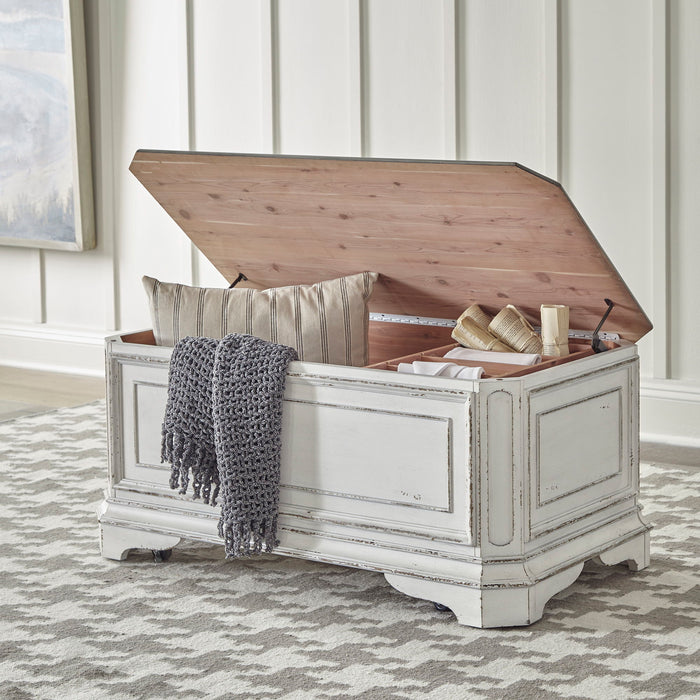 Magnolia Manor - Storage Trunk - White