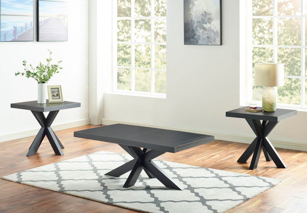 Harris - 3 Piece Table Set - Black