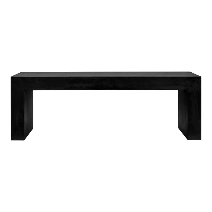 Lazarus - Outdoor Bench - Black